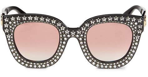 gucci 49mm cat eye sunglasses